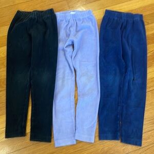 3 pairs Hanna Andersson ribbed pants size 6/7